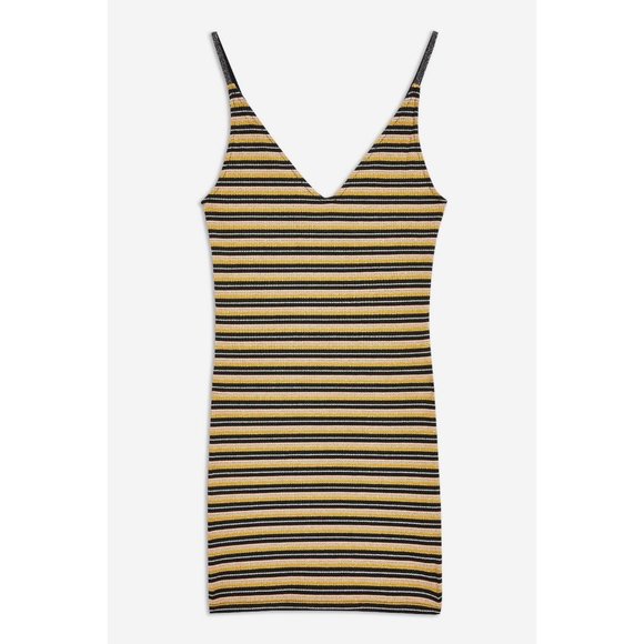 TOPSHOP STRIPED BODYCON DRESS - Picture 5 of 8
